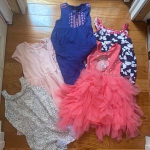 Lot of used good condition girls 5T dresses